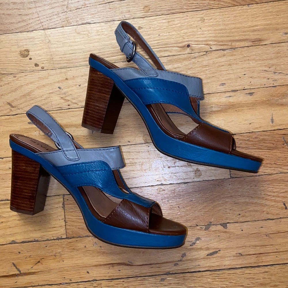 BIVIEL multi colored sandals SIZE 39